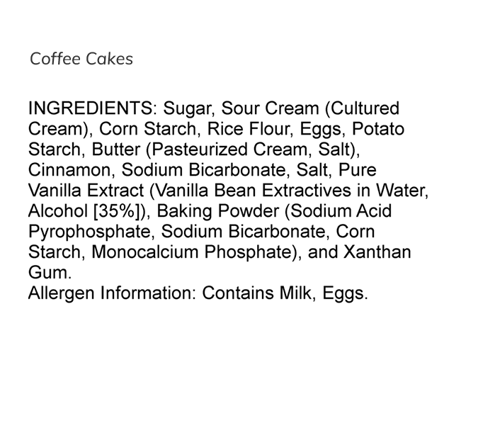 gluten-free clean label women owned Kosher dairy fresh frozen sustainable packaging