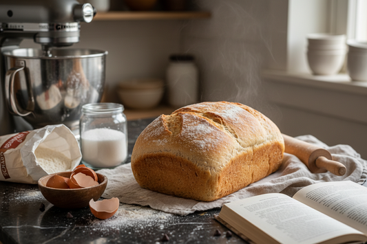 Soft sliced gluten-free sandwich bread made with Steiner’s Gluten-Free All-Purpose Flour