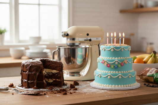 gluten free flour vs regular flour cake comparison perfect cake vs collapsed cake